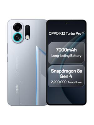 OPPO K13 Turbo Pro 5G (Silver Knight, 256 GB)(12 GB RAM)