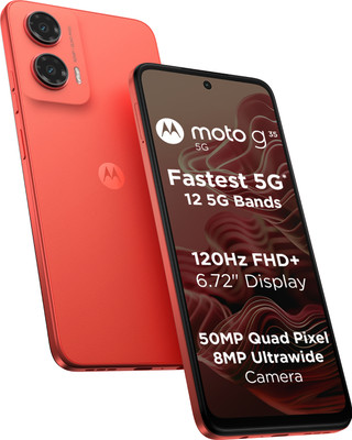 MOTOROLA g35 5G (Guava Red, 128 GB)(8 GB RAM)