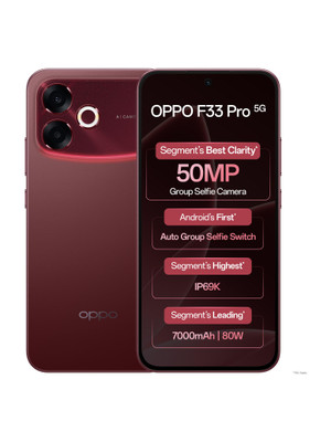 OPPO F33 Pro 5G (Passion Red, 256 GB)(8 GB RAM)