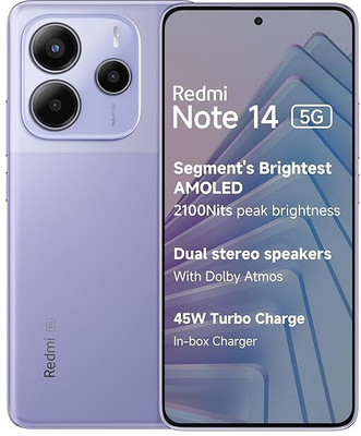 REDMI Note 14 5G (Phantom Purple, 256 GB)(8 GB RAM)