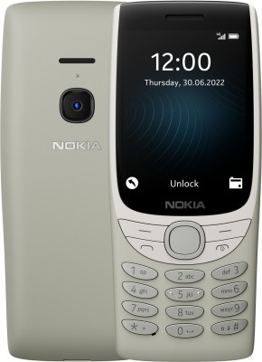 Nokia 8210 4G Volte keypad Phone with Dual SIM, Big Display, MP3 Player(Sand)