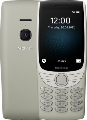 Nokia 8210 4G Volte keypad Phone with Dual SIM, Big Display, MP3 Player(Sand)