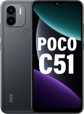 POCO C51 (Power Black, 64 GB)(4 GB RAM)