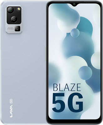 LAVA Blaze 5G (Glass Blue, 128 GB)(6 GB RAM)