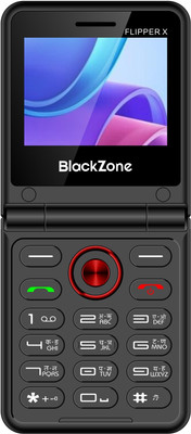 BlackZone FLIPPER X Dual Screen 2.4 & 1.8 Inch Dual Micro SIM(Red)