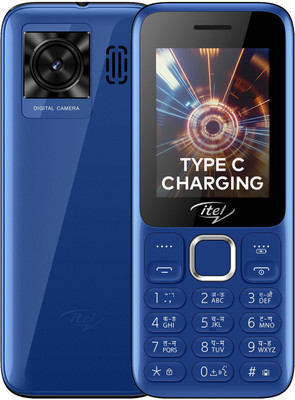 itel Power 450 | 2.4 inch Big Display | 2500 mAh Battery | Type C Charging(Deep Blue)