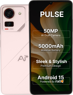 Ai+ Pulse (Pink, 128 GB)(6 GB RAM)