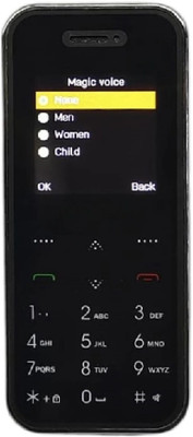 leysky ringme Tripple Sim|Magic Voice Phone(Black-White)