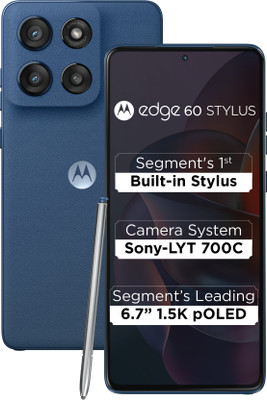 MOTOROLA Edge 60 Stylus (PANTONE Gibraltar Sea, 256 GB)(8 GB RAM)