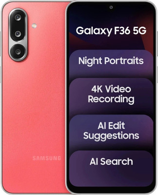 Samsung Galaxy F36 5G (Coral Red, 128 GB)(6 GB RAM)