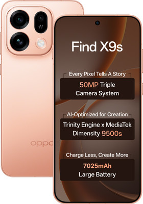OPPO Find X9s (Sunset Orange, 256 GB)(12 GB RAM) product image
