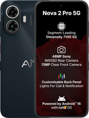 Ai+ Nova 2 Pro 5G (Black, 128 GB)(6 GB RAM) product image