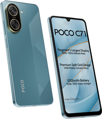 POCO C71 (Cool Blue, 128 GB)(6 GB RAM)