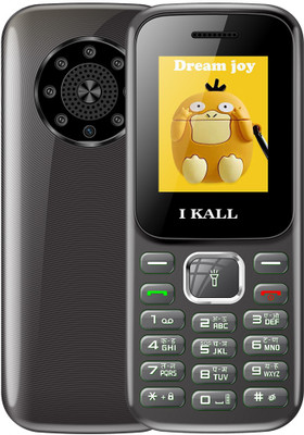 I Kall K76 -Keypad Mobile Phone with 1000mAh Battery, Crystal Keypad, Vibration(Black)