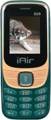 IAIR D25 Dual Sim Keypad Phone | 2800 mAH Battery & Big 2.4 Inch Display(Dark Green)