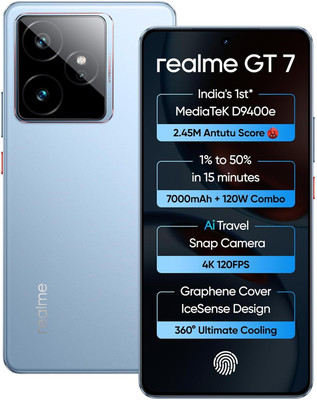 realme Gt 7 (Icesense Blue, 256 GB)(12 GB RAM)