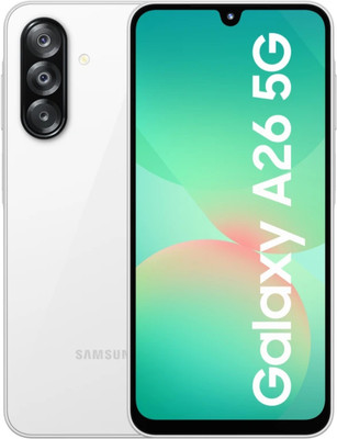 price history - Samsung Galaxy A26 5G (White, 128 GB)