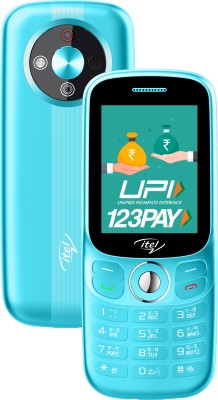 itel SG400 Keypad Mobile Phone with 9.8mm Ultra Slim Design 2.4 inch Display UPI Pay(Aurora Green)