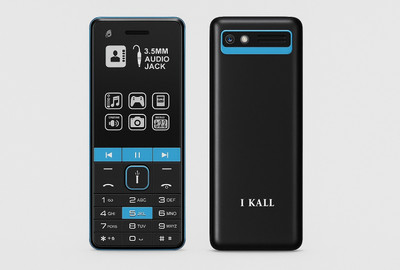 I Kall K42(Black + sky blue)