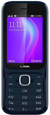 LAVA Gem Power Dual Sim Keypad Phone|2575 mAh Battery| Expandable Upto 32 MB(Blue)
