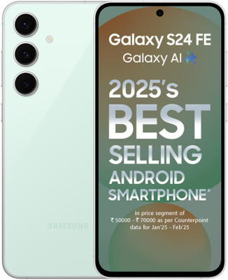 SAMSUNG Galaxy S24 FE 5G (Mint, 128 GB)(8 GB RAM)