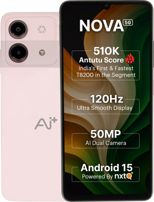 Ai+ Nova 5G (Pink, 128 GB)(8 GB RAM)