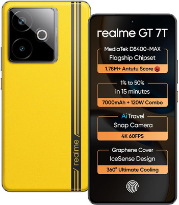 realme Gt 7T (Racing Yellow, 256 GB)(12 GB RAM)