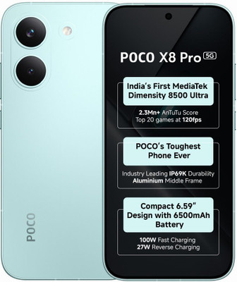 POCO X8 Pro (Green, 256 GB)(8 GB RAM) product image