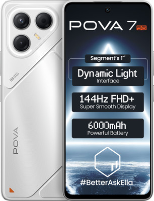 Tecno Pova 7 5G (Magic Silver, 256 GB)(8 GB RAM)