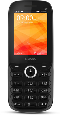 LAVA A5_23 Keypad Mobile| 1000 mAh Battery|0.3MP Rear Camera|Expandable Upto 32 GB(Black)
