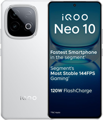 IQOO Neo 10 (AlpineWhite, 256 GB)(8 GB RAM) product image