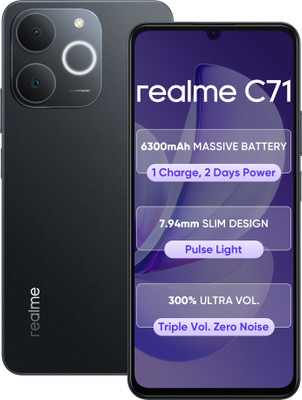 realme C71 (Obsidian Black, 128 GB)(6 GB RAM)