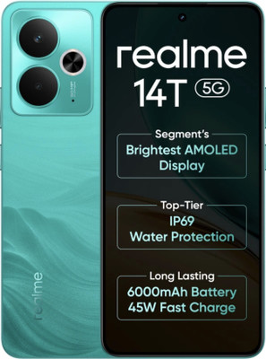 realme 14T 5G (OBSIDIAN BLACK, 128 GB)(8 GB RAM) product image