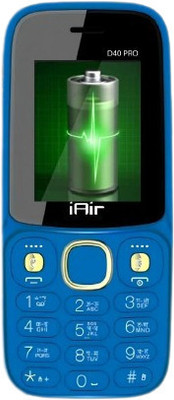 IAIR D40 Pro Dual Sim Keypad Phone | 1200 mAH Battery & Big 1.8 Inch Display(Blue)