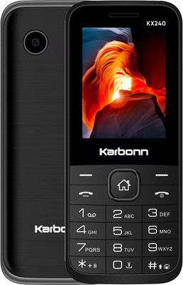 KARBONN KX240 Keypad Mobile 2.4 Inch LCD,1750mAh Battery,Type C Cable,Memory Card 32GB(Graphite Grey)