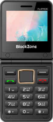 BlackZone FLIPPER Dual Screen 2.4 & 1.8 Inch Dual Micro SIM(Gold)