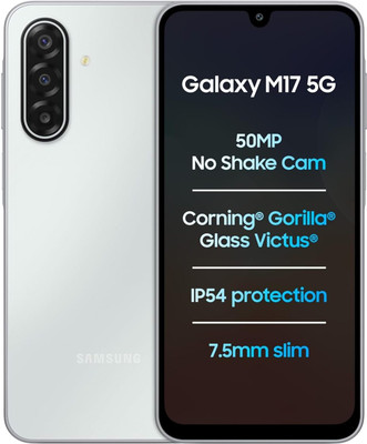 Samsung Galaxy M17 5G (Moonlight Silver, 128 GB)(6 GB RAM)