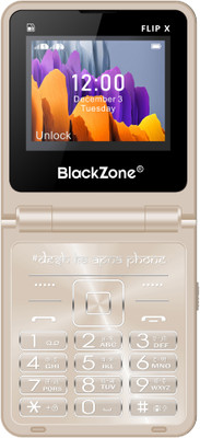 BlackZone FLIP X 2.4 Inch LCD Display with Vibration(Gold)