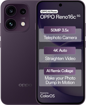 OPPO Reno16c 5G (Twilight Violet, 256 GB)(8 GB RAM) product image