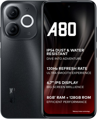 itel A80 (Sandstone Black, 128 GB)(4 GB RAM)