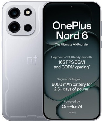 OnePlus Nord 6 (Quick Silver, 256 GB)(8 GB RAM)