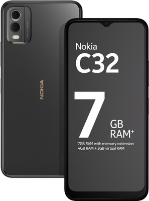 Nokia C32 (Charcoal, 64 GB)(4 GB RAM)