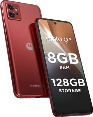 MOTOROLA G32 (Satin Maroon, 128 GB)