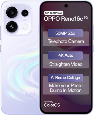 OPPO Reno16c 5G (Stellar Purple, 128 GB)(8 GB RAM)