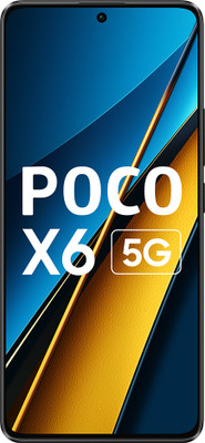 POCO X6 5G (Mirror Black, 256 GB)  (8 GB RAM) For Rs. 19999 @ 20 %