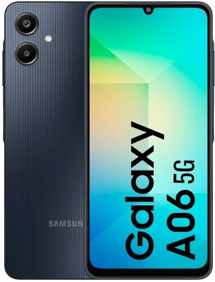 SAMSUNG Galaxy A06 5G (Black, 128 GB)  (4 GB RAM) For Rs. 11498 @ 26 %