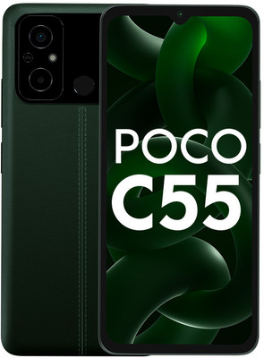 POCO C55 (Forest Green, 64 GB)(4 GB RAM)