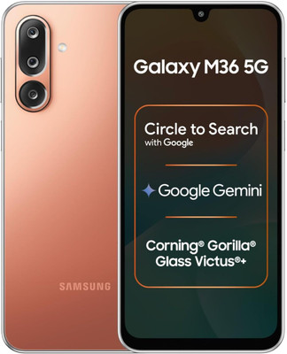 Samsung M36 5G (Orange Haze / Orange, 128 GB)(8 GB RAM)