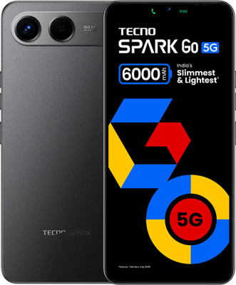 Tecno Spark Go 5G (Ink Black, 128 GB)(4 GB RAM)