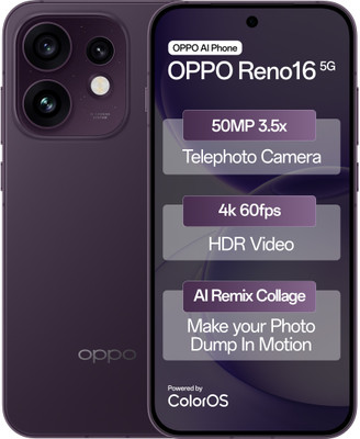 OPPO Reno16 5G (Twilight Violet, 256 GB)(8 GB RAM)
